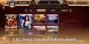 Các Bước Thực Hiện Yêu Cầu Rút Tiền Sunwin